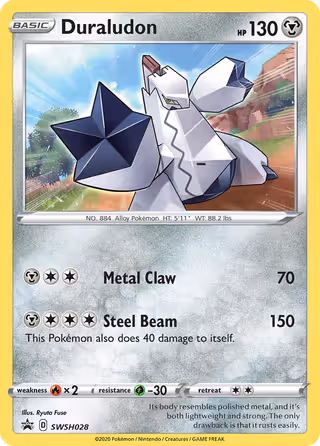 Duraludon SWSH028 Pokemon card