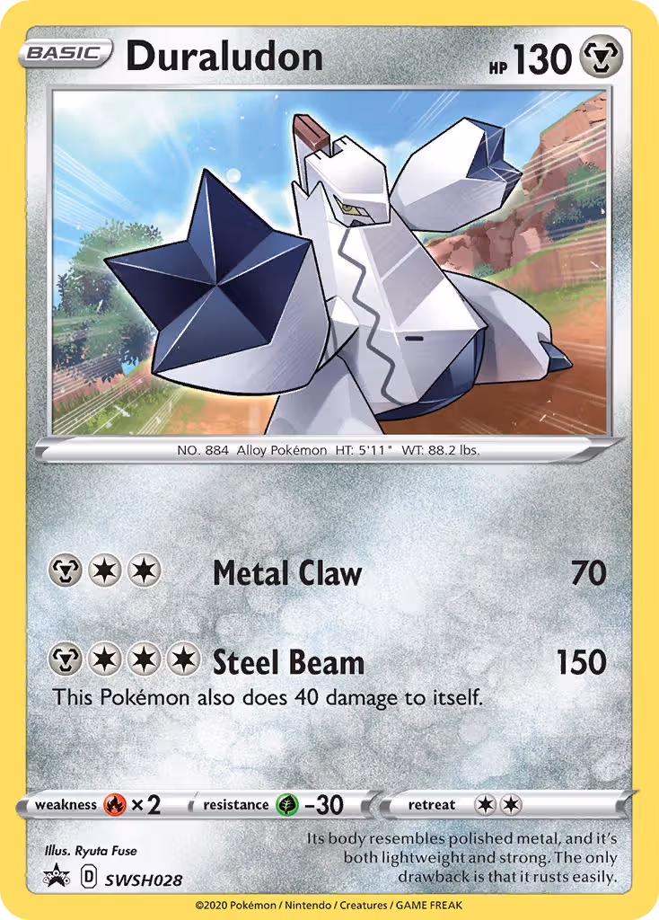 Duraludon SWSH028 Pokemon card