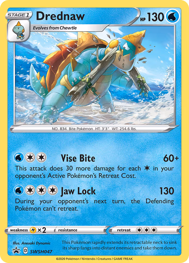 Drednaw SWSH047 Pokemon card