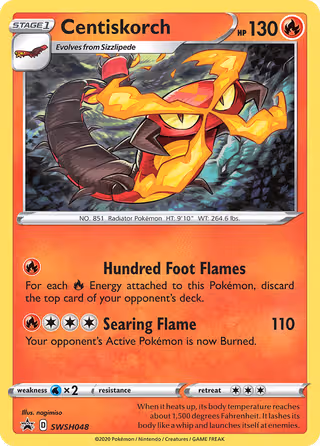 Centiskorch SWSH048 Pokemon card