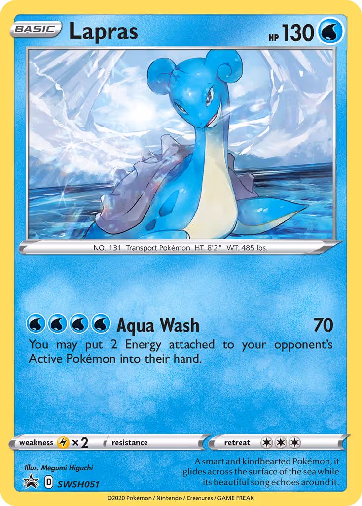 Lapras SWSH051 Pokemon card