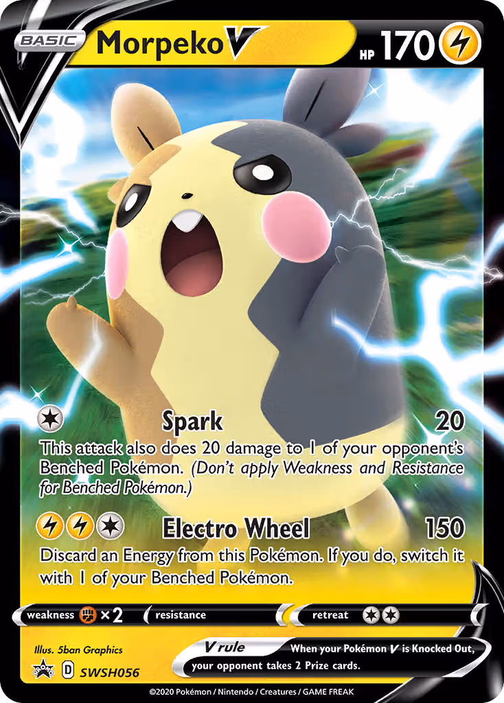 Morpeko V SWSH056 Pokemon card