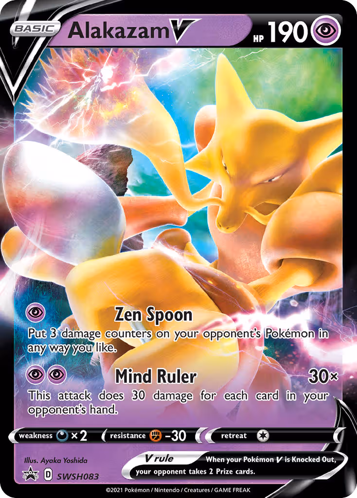 Alakazam V SWSH083 Pokemon card