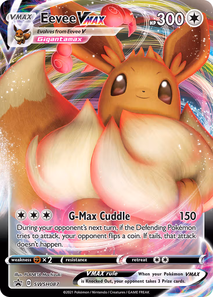 Eevee VMAX SWSH087 Pokemon card