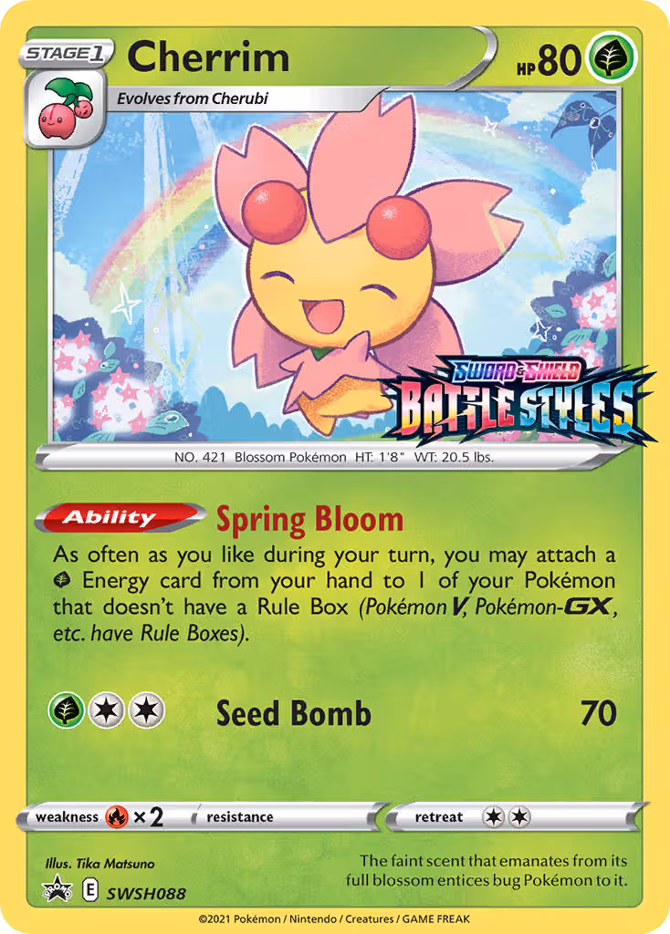 Cherrim SWSH088 Pokemon card