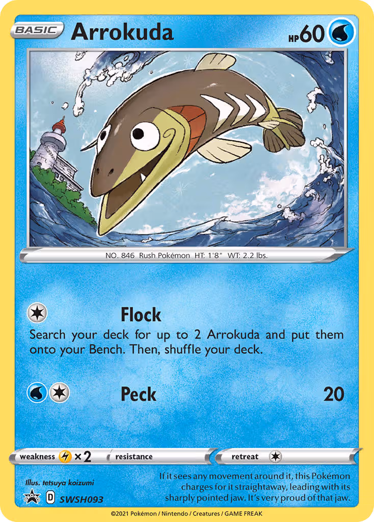 Arrokuda SWSH093 Pokemon card