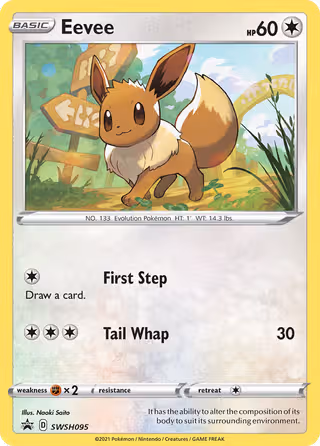 Eevee SWSH095 Pokemon card