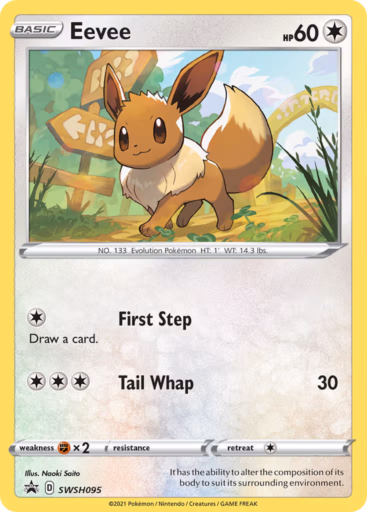 Eevee SWSH095 Pokemon card