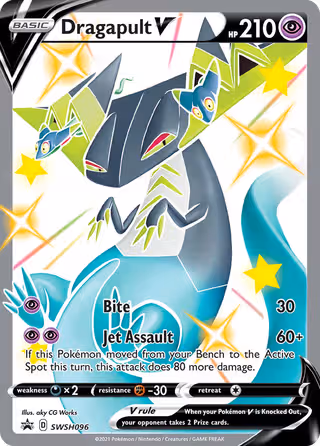 Dragapult V SWSH096 Pokemon card