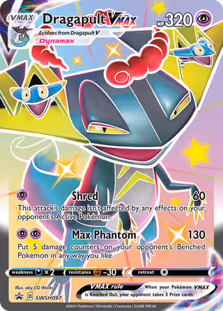 Dragapult VMAX SWSH097 Pokemon card