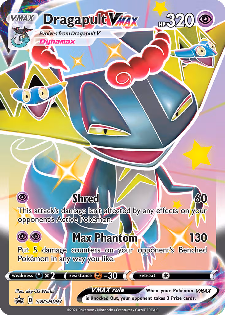 Dragapult VMAX SWSH097 Pokemon card