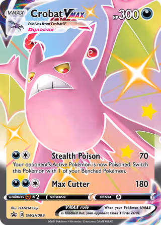 Crobat VMAX SWSH099 Pokemon card