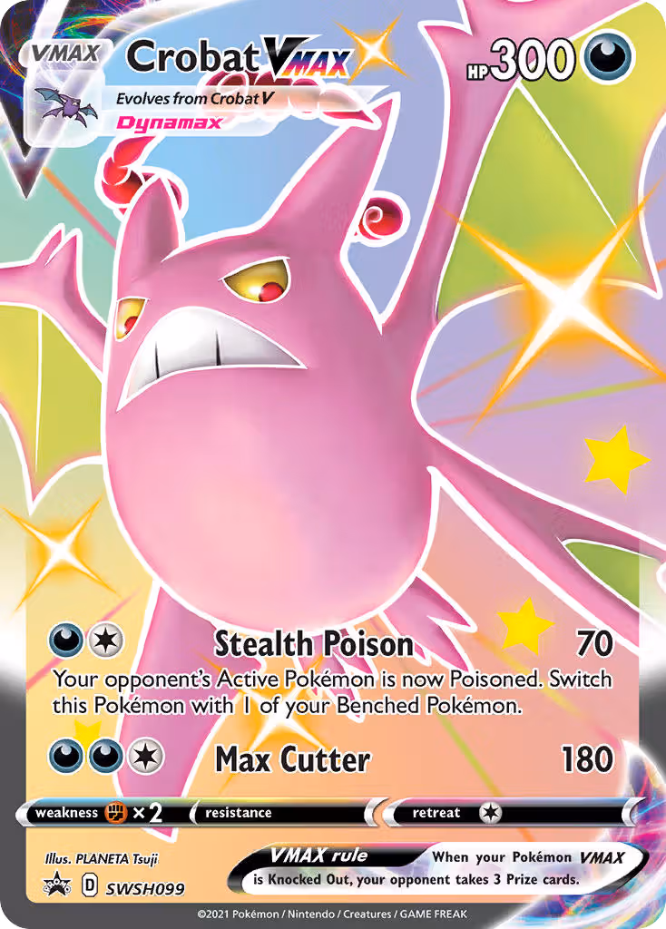 Crobat VMAX SWSH099 Pokemon card