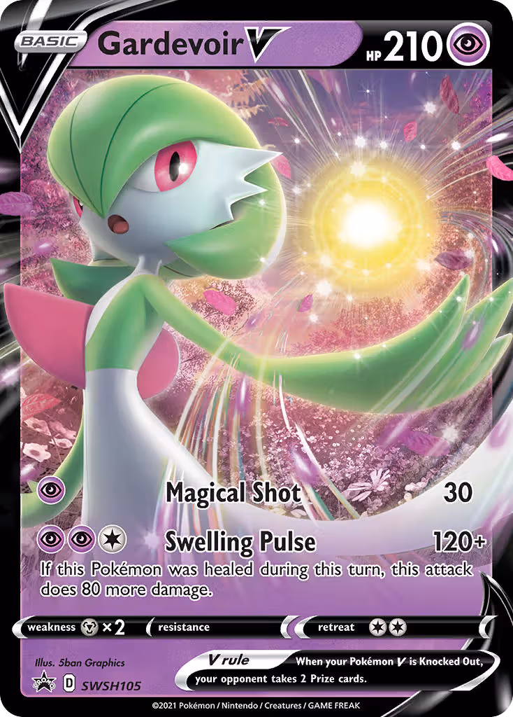 Gardevoir V SWSH105 Pokemon card