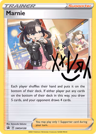 Marnie SWSH120 Pokemon card