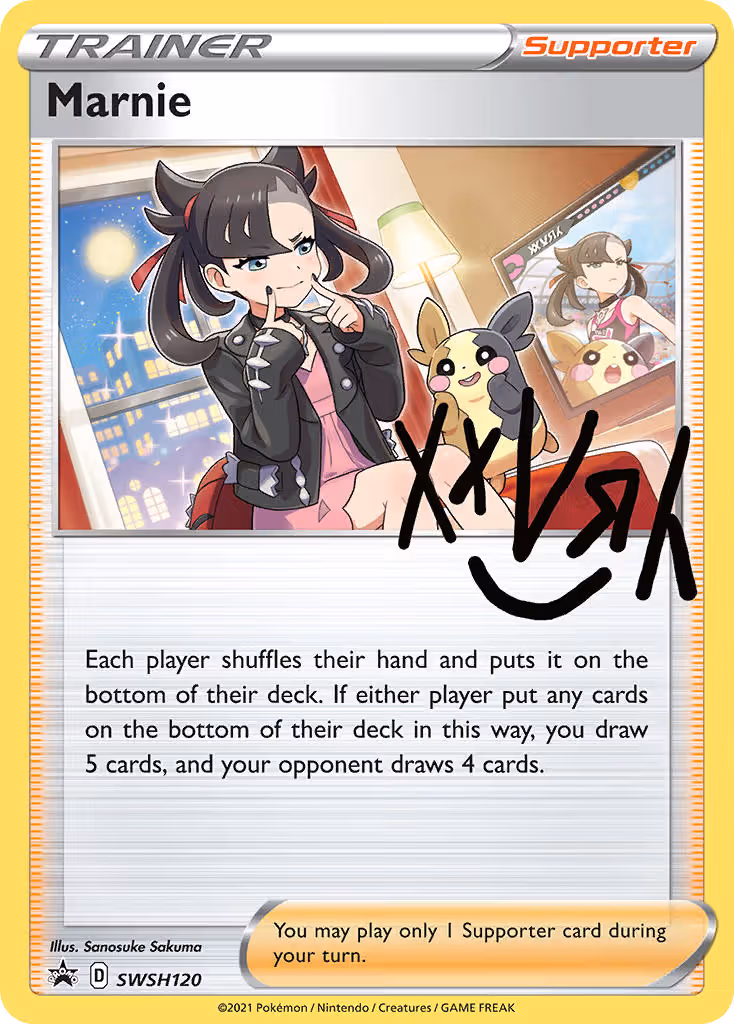 Marnie SWSH120 Pokemon card