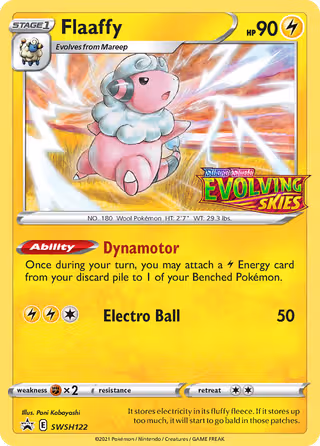 Flaaffy SWSH122 Pokemon card