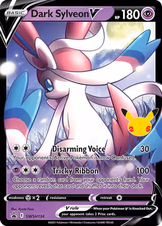 Dark Sylveon V SWSH134 Pokemon card