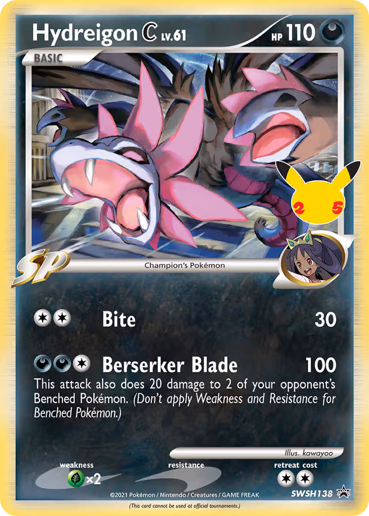 Hydreigon C SWSH138 Pokemon card