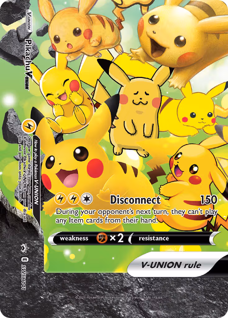 Pikachu V-UNION SWSH141 Pokemon card
