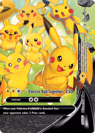 Pikachu V-UNION SWSH142 Pokemon card