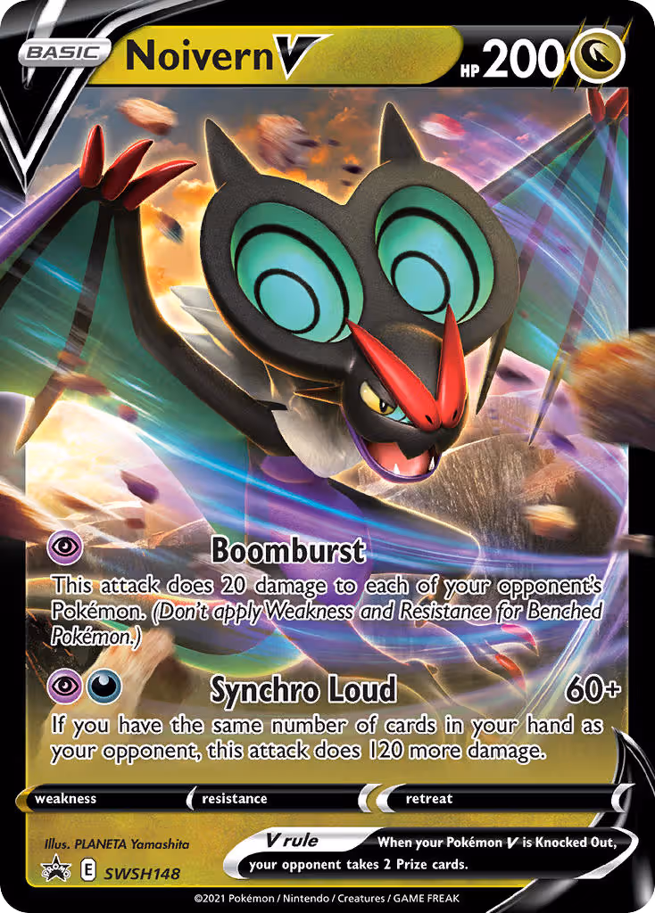 Noivern V SWSH148 Pokemon card