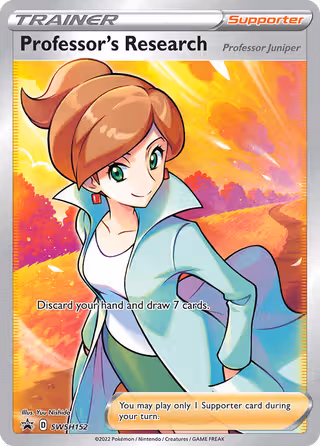 Professor's Research SWSH152 Pokemon card