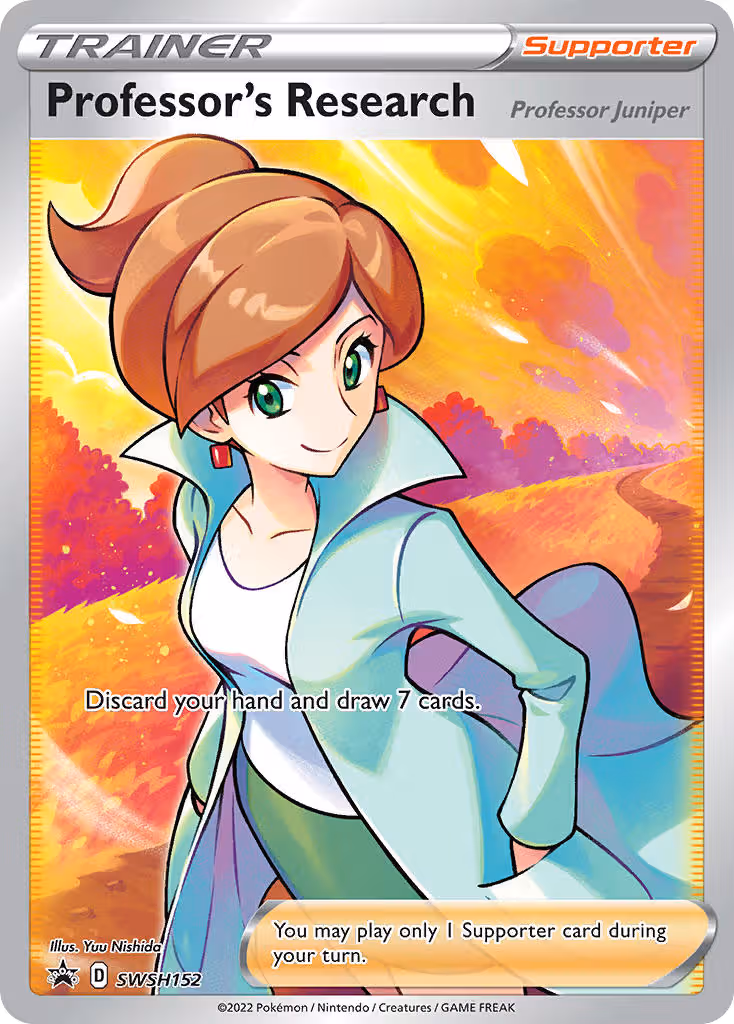 Professor's Research SWSH152 Pokemon card