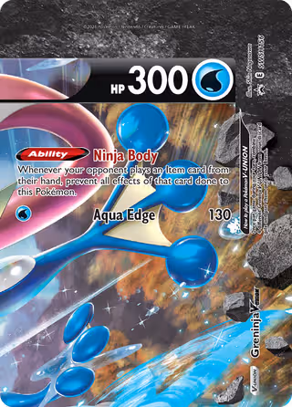 Greninja V-UNION SWSH156 Pokemon card