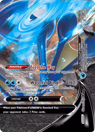 Greninja V-UNION SWSH158 Pokemon card