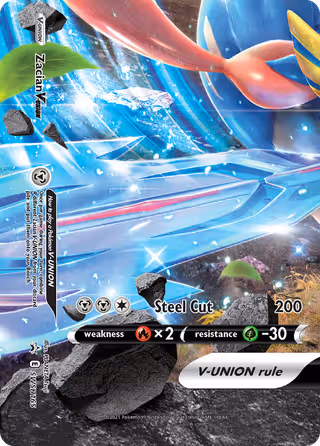Zacian V-UNION SWSH165 Pokemon card