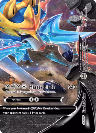 Zacian V-UNION SWSH166 Pokemon card