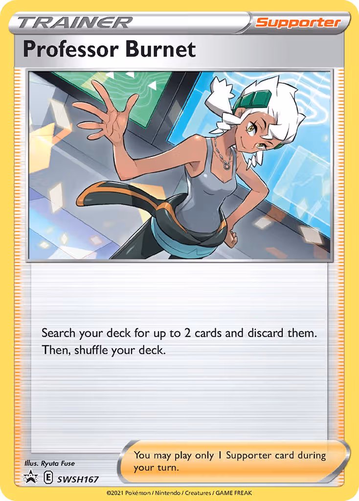 Professor Burnet SWSH167 Pokemon card