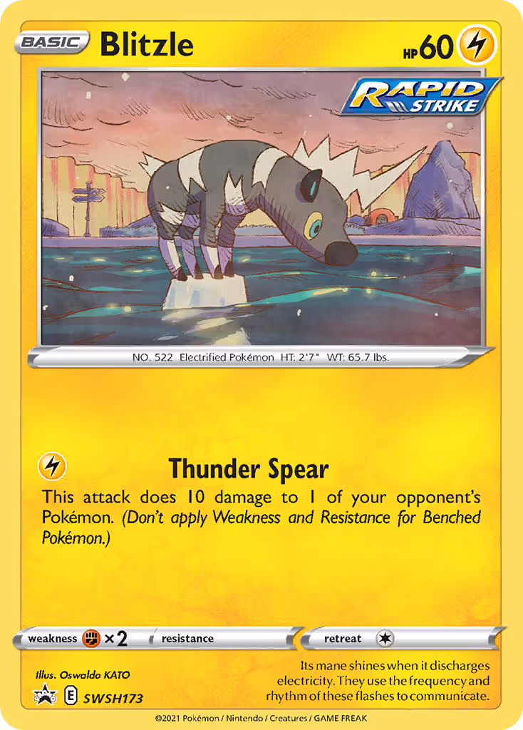 Blitzle SWSH173 Pokemon card