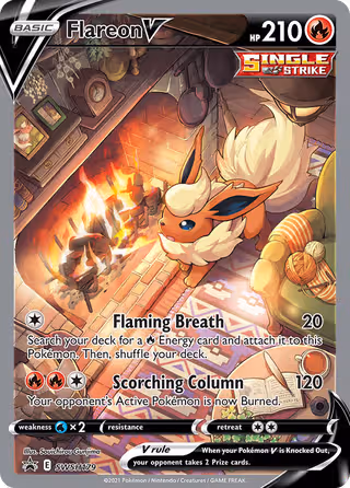 Flareon V SWSH179 Pokemon card