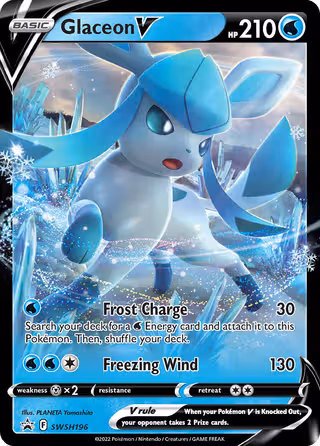 Glaceon V SWSH196 Pokemon card