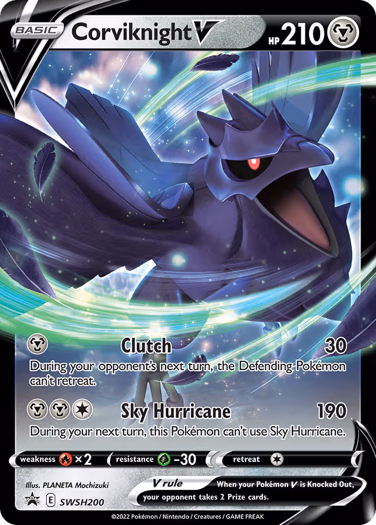 Corviknight V SWSH200 Pokemon card