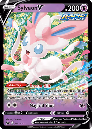 Sylveon V SWSH202 Pokemon card