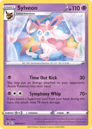 Sylveon SWSH211 Pokemon card