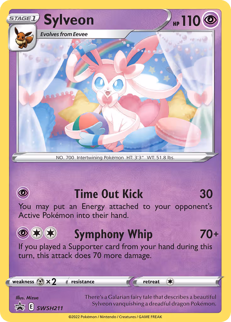 Sylveon SWSH211 Pokemon card
