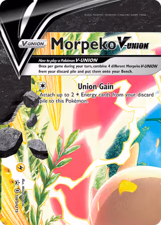 Morpeko V-UNION SWSH215 Pokemon card