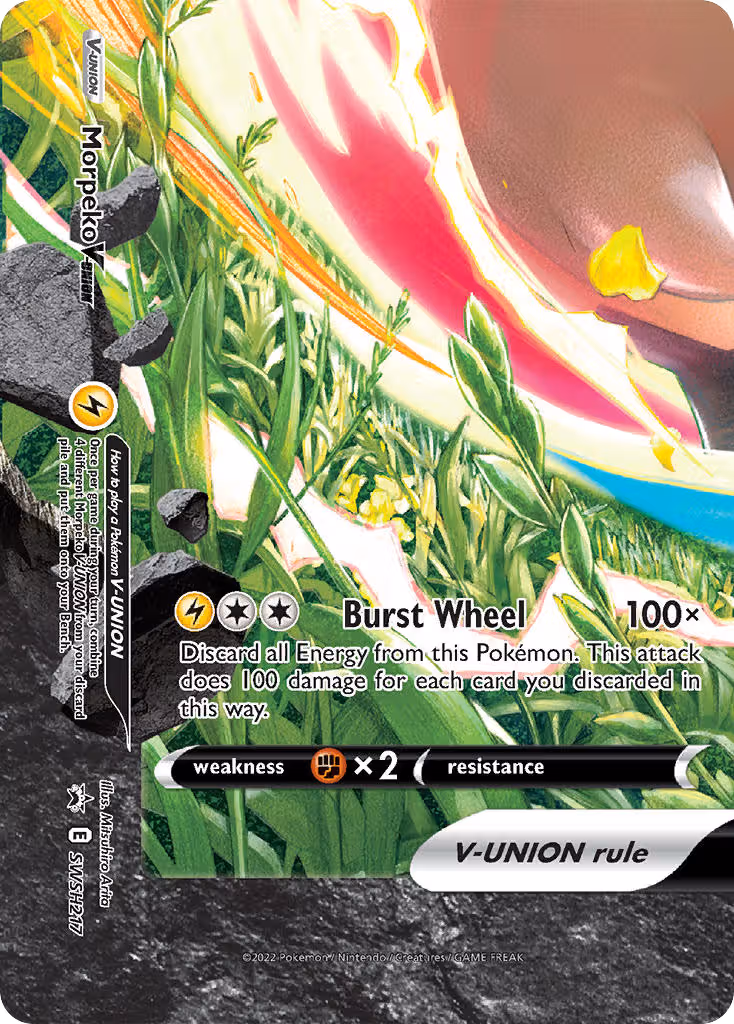 Morpeko V-UNION SWSH217 Pokemon card