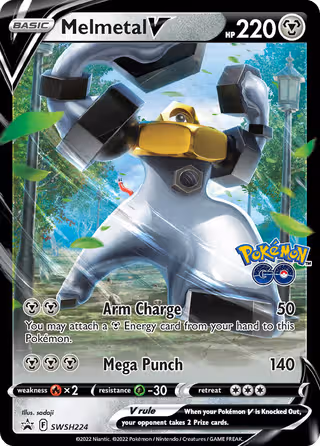 Melmetal V SWSH224 Pokemon card