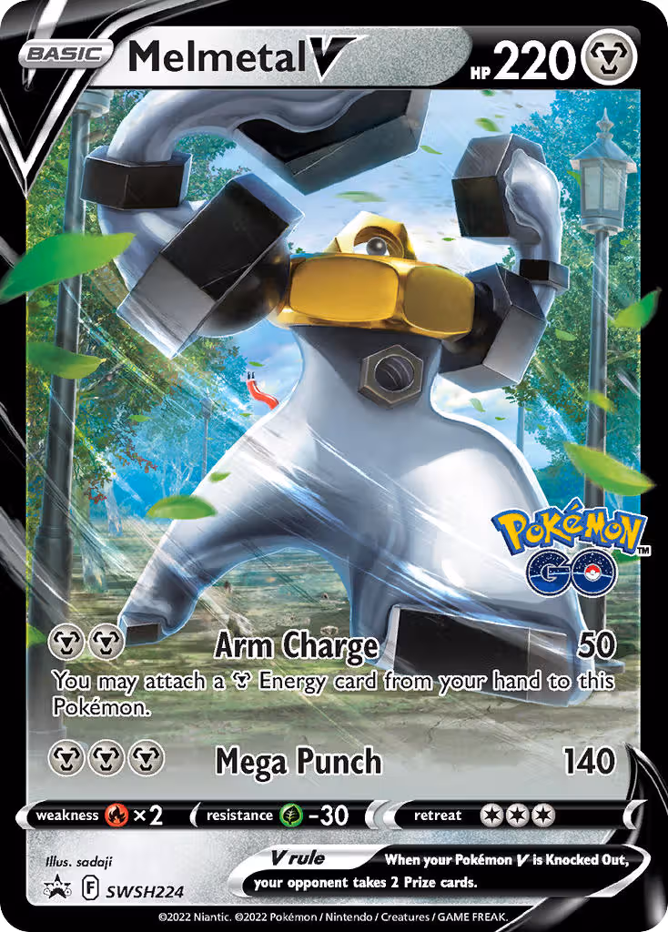 Melmetal V SWSH224 Pokemon card