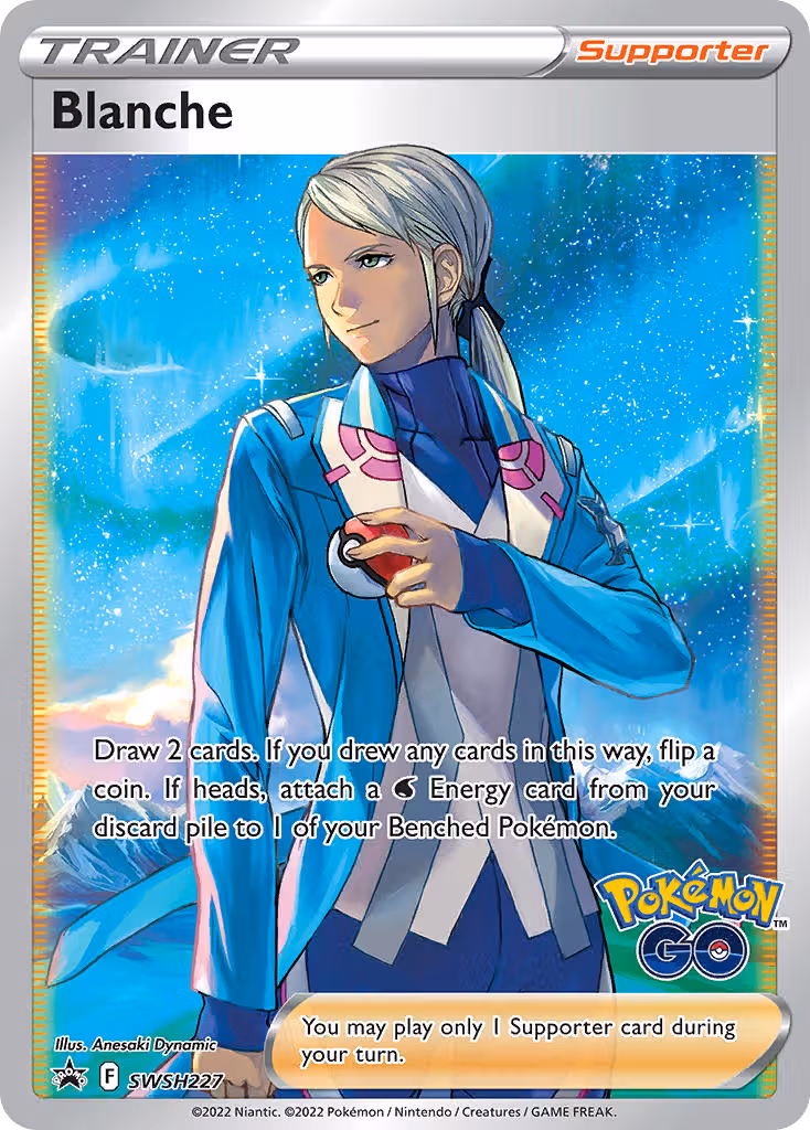 Blanche SWSH227 Pokemon card