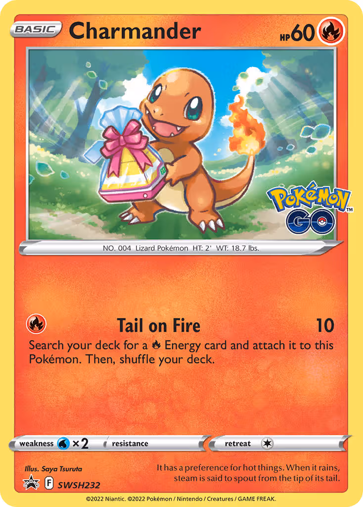 Charmander SWSH232 Pokemon card