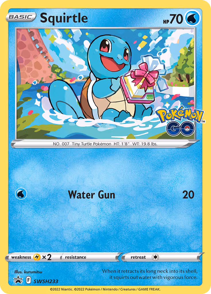 Squirtle SWSH233 Pokemon card