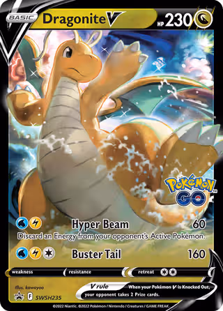 Dragonite V SWSH235 Pokemon card
