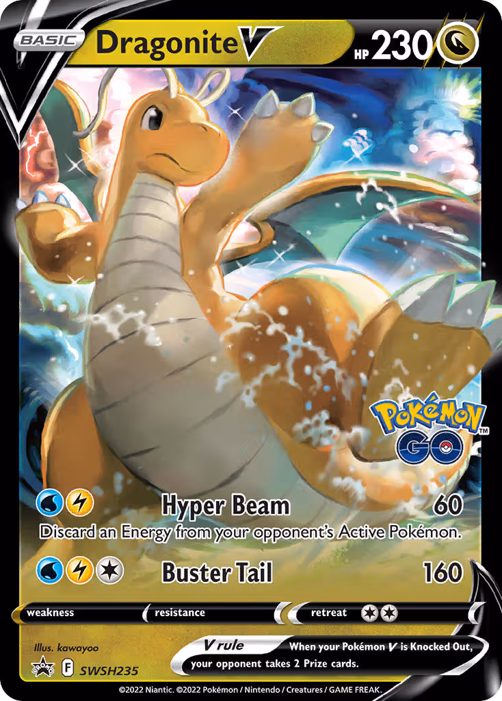 Dragonite V SWSH235 Pokemon card