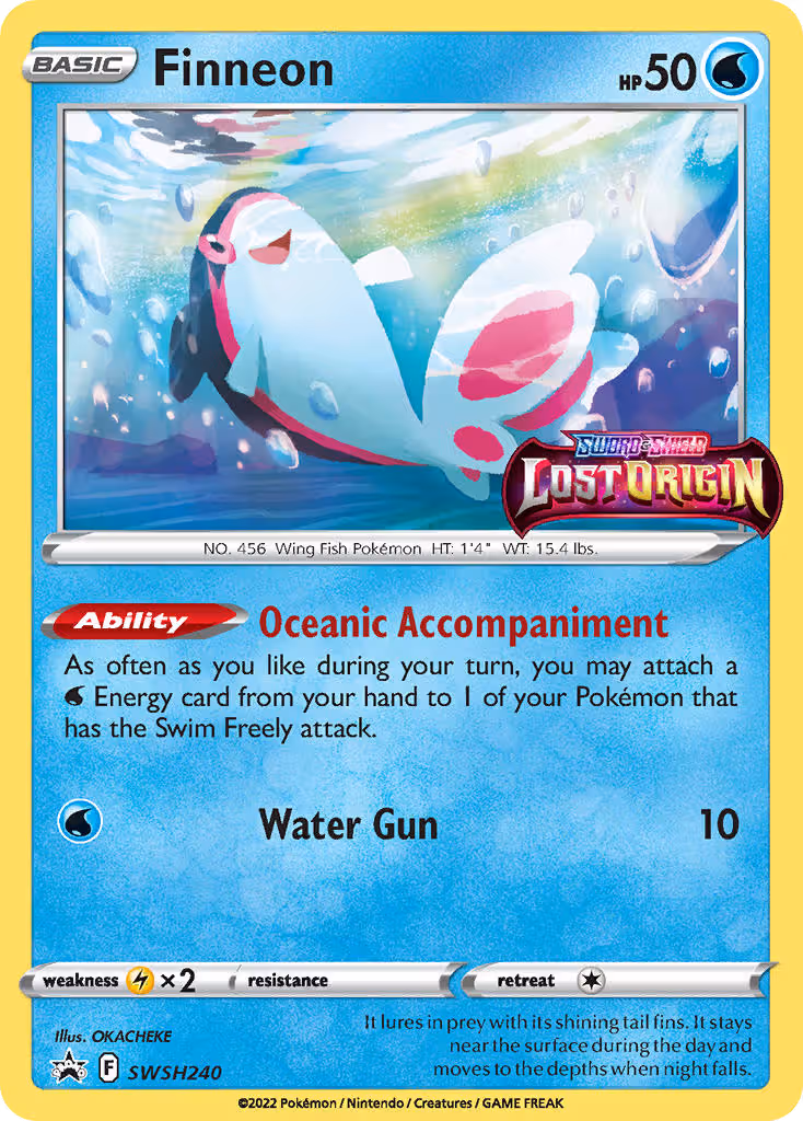 Finneon SWSH240 Pokemon card